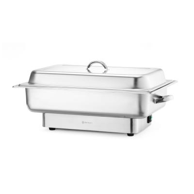 Elektrický ohřívač pokrmů Pollina, HENDI, Profi Line, 9L, Stříbrná, 230V/900W, 587x440x(H)273mm | 204900